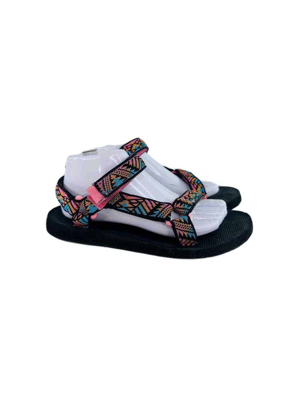 TEVA ORIGINAL UNIVERSAL BOOMERANG PINK STRAPPY US 9 WOMEN'S OUTDOOR SANDALS